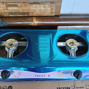 [COD] TECSTAR KOMPOR STAINLESS STEEL PAKET + SELANG + REGULATOR (2 TUNGKU) GARANSI RESMI