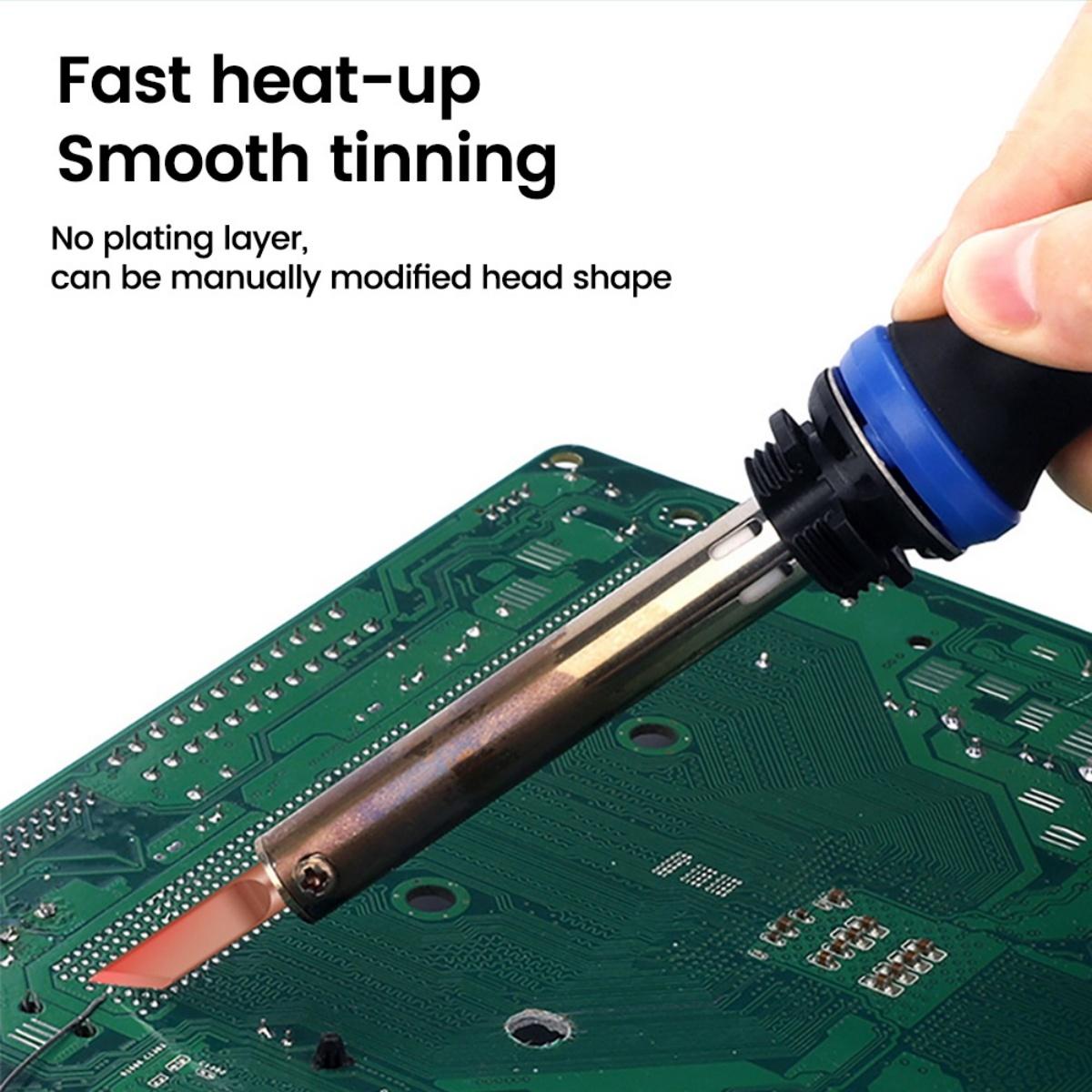 5/6 Buah Mata Solder 60 watt Tembaga 900M 936 Station Ujung Solder Original Soldering Tip