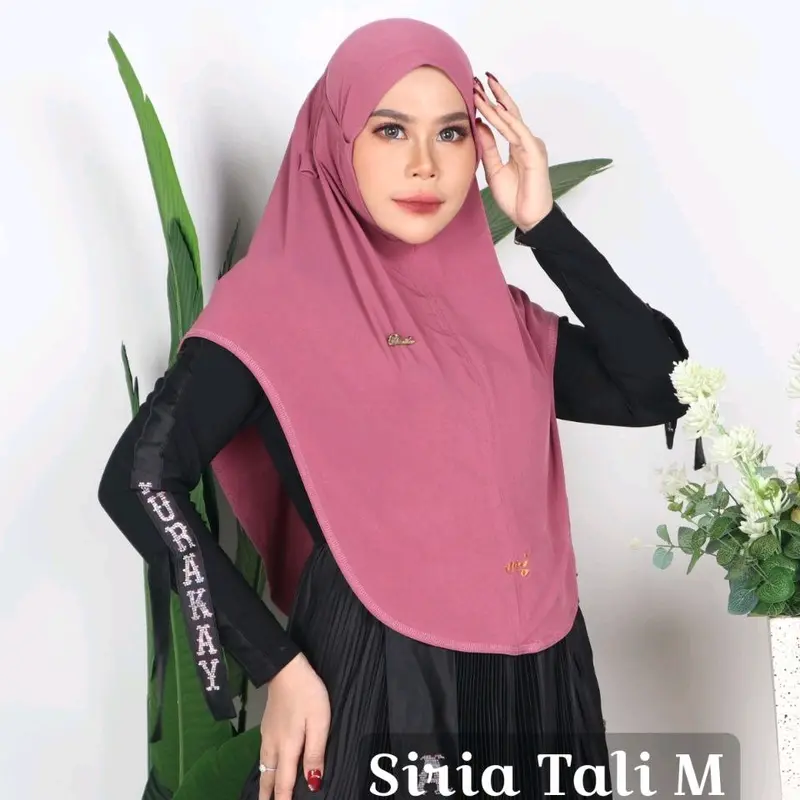 JILBAB DOI SIRIA TALI STANDART Bergo Instan 7