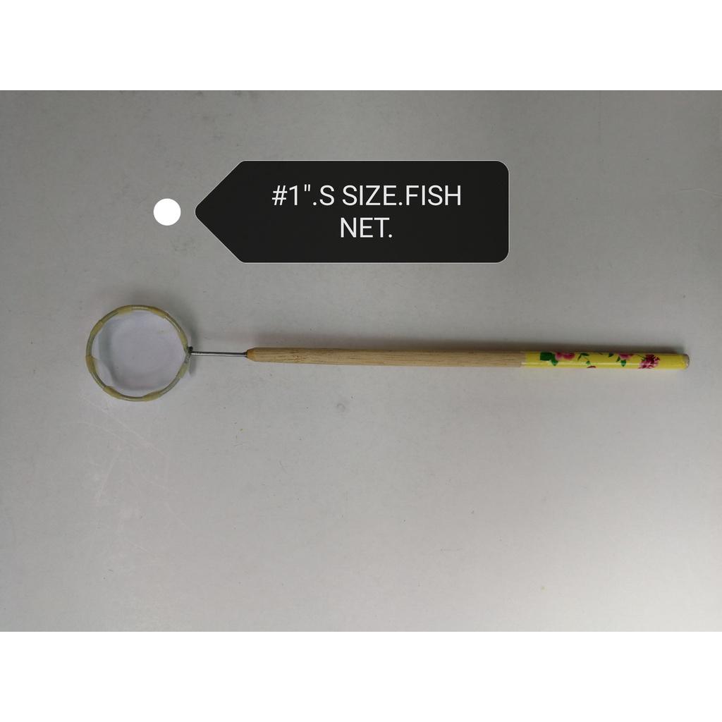 Wood Handle Betta Fish Net 1inch Aquarium
