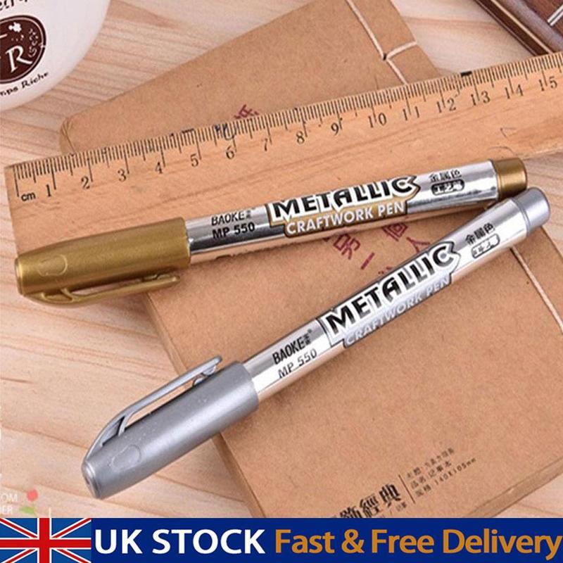 Product Introduction of 1pcs Craft Pen Marker Pen Signature Pen Metallic Luster Signature Quality Durable Constant Good W3O9 30