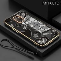 Gambar MHKEID Casing Hp Untuk OPPO A5 2020 A9 2020 Case Cinta Hati kasing silikon Softcase Lanyard Pelapisan Samping Casing - Gaya1, OPPO A5 2020 dari MHKEID MALL Kab. Tangerang 1 Tokopedia