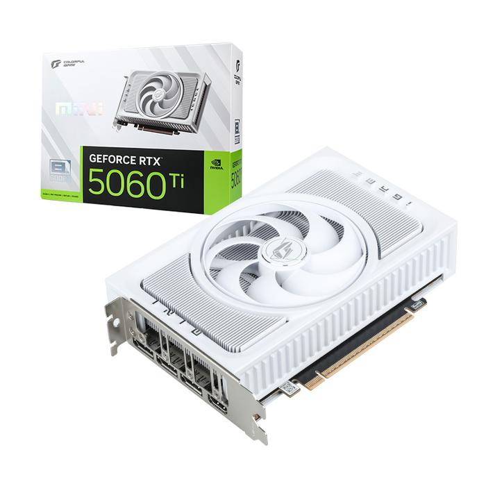 Promo COLORFUL iGame GeForce RTX 5060 Ti Mini W OC 8GB-V - WHITE Cicil ...