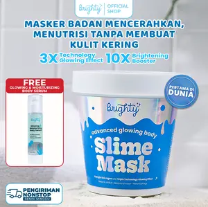 Brighty Advanced Glowing Body Slime Mask Masker Badan