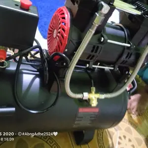 JLD Mesin Kompresor Angin 30L Kompresor Listrik mini lengkap 1100W Air Compressor 0.8MPa Kompresor AC 220V Untuk Perbaikan Mobil/Tukang Kayu/Cat/Cuci Bisa COD