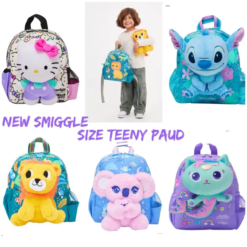 ￼NEW BACKPACK  SMiGGLE TEENY /PAUD DOLL GRADE ORI 0