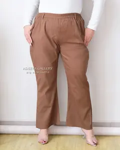 ADEEVA Caca Cutbray Pants Celana Cutbray Katun Wanita Jumbo