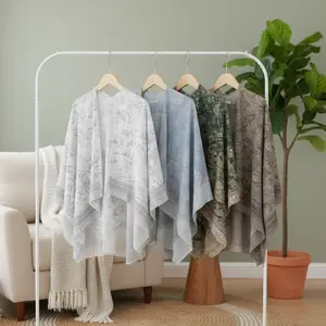 Outer Scarf Wanita Arwen Batwing Cardigan Kekinian korean style Full Motif Lengan model kelalawar