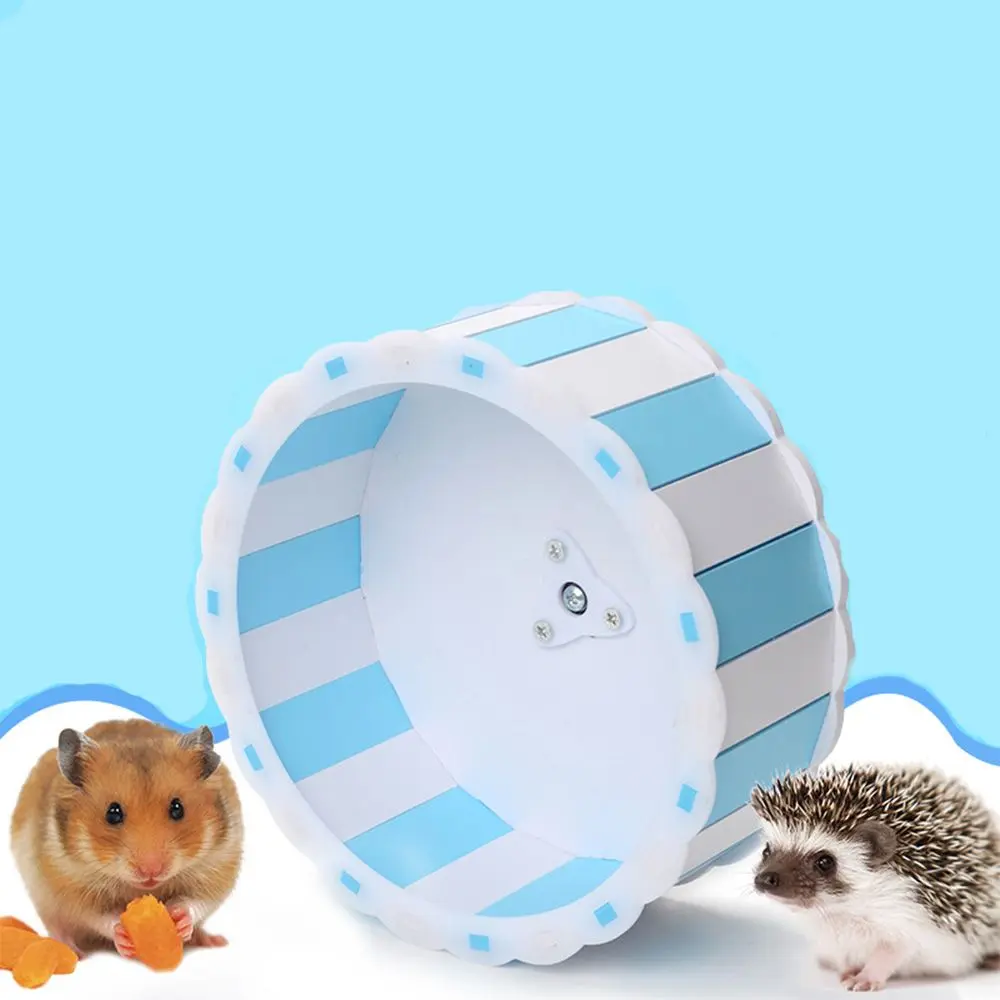 Small Animal Accessories Mute Golden Bear Hamster Wheel Gerbil Cage Exercise Wheels Acrylic Enclosure