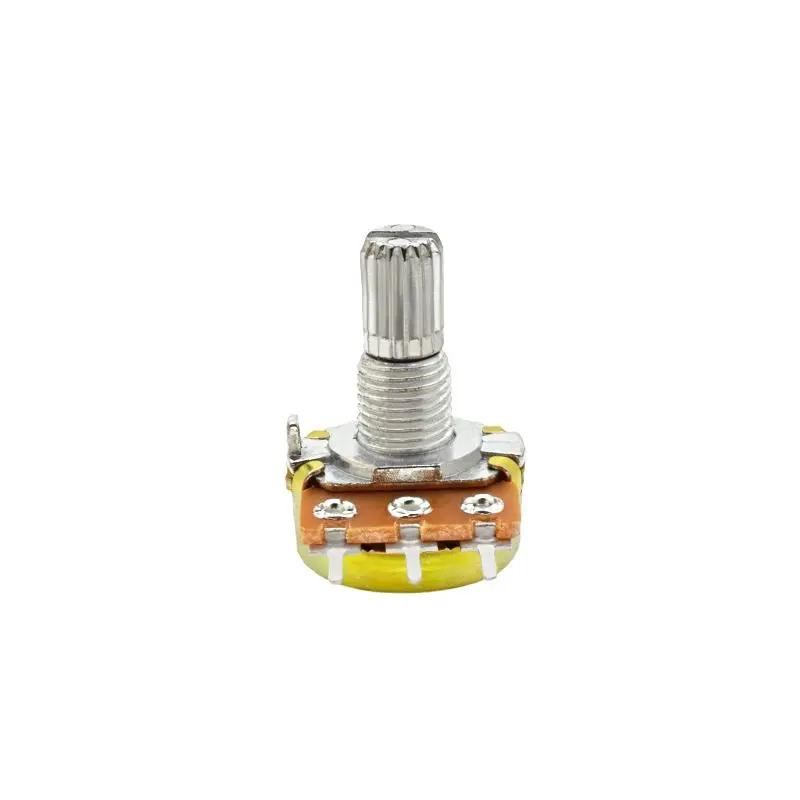 5pcs 15mm wh148n đơn chiết biến điều chỉnh điện trở cho bộ khuếch đại âm thanh…