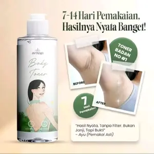 SAPTADASA TONER WHITENING Penghilang Daki Pencerah Lipatan Badan AHA + Niacinamide Tanpa Alkohol Lembut di Kulit Ideal untuk Pemakaian Rutin Mencerahkan Memutihkan