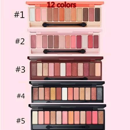 Colour Geometry LM Eyeshadow 12 Warna Long Lasting Waterproof Pallete Eyedhadow 3