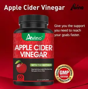 Kapsul Cuka Apel Avino Pome ACV, Suplemen Makanan Detoks Vegetarian | Mengatur kesehatan usus, lipid darah dan gula darah, melindungi kesehatan kardiovaskular. 60 kapsul.