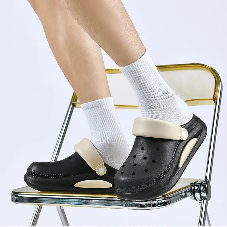 UMINIY Sandal Baim Kodok Wanita Sendal Slip On Sepatu Anti-slip Fuji Sandal Wedges Platform EVA 3