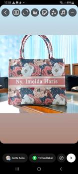 Product Review of Totebag Kanvas MNK BAG PO Printing dengan Penutup Resleting dan Kancing Magnet Wanita - Ukuran Kecil, Medium, dan Besar - Kpop tote  bags from i**a h**s s**y 0