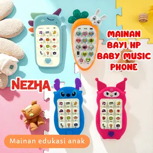 Mainan Bayi HP Baby Music Phone Puzzle Mobile Ponsel Musik Edukasi Baby Bilingual Bunyi Telepon Lucu Mainan Bayi HP Baby Music Phone Puzzle Mobile Ponsel Musik Edukasi Baby Bilingual Bunyi Telepon Lucu