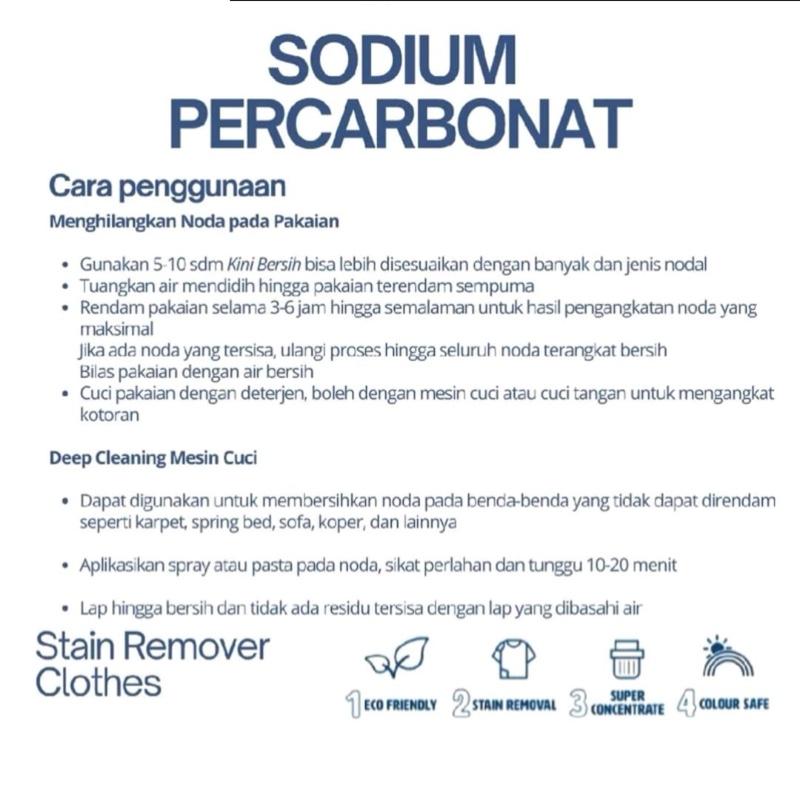 SPC 1Kg Cloth Stain Remover Pembersih noda Jamur Pakaian Serbuk Penghilang Noda Membandel 10x Lebih Ampuh Basmi Noda Eco Friendly