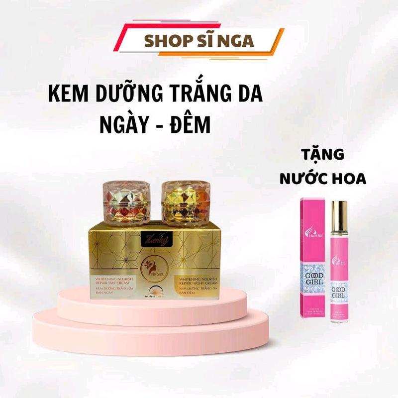 Zenky Combo Kem Dưỡng Trắng Zenky HN Spa Làm Đẹp Da Nữ Skincare Chống Lão Hóa Bổ Sung Độ Ẩm Tăng Độ Đàn Hồi Giúp Da Trắng Sáng Mịn Màng