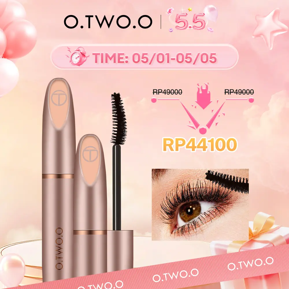 【LIVE】O.TWO.O Waterproof Mascara Long Lasting Natural Curling Eyelash Extension Eye Lash Makeup  Maskara