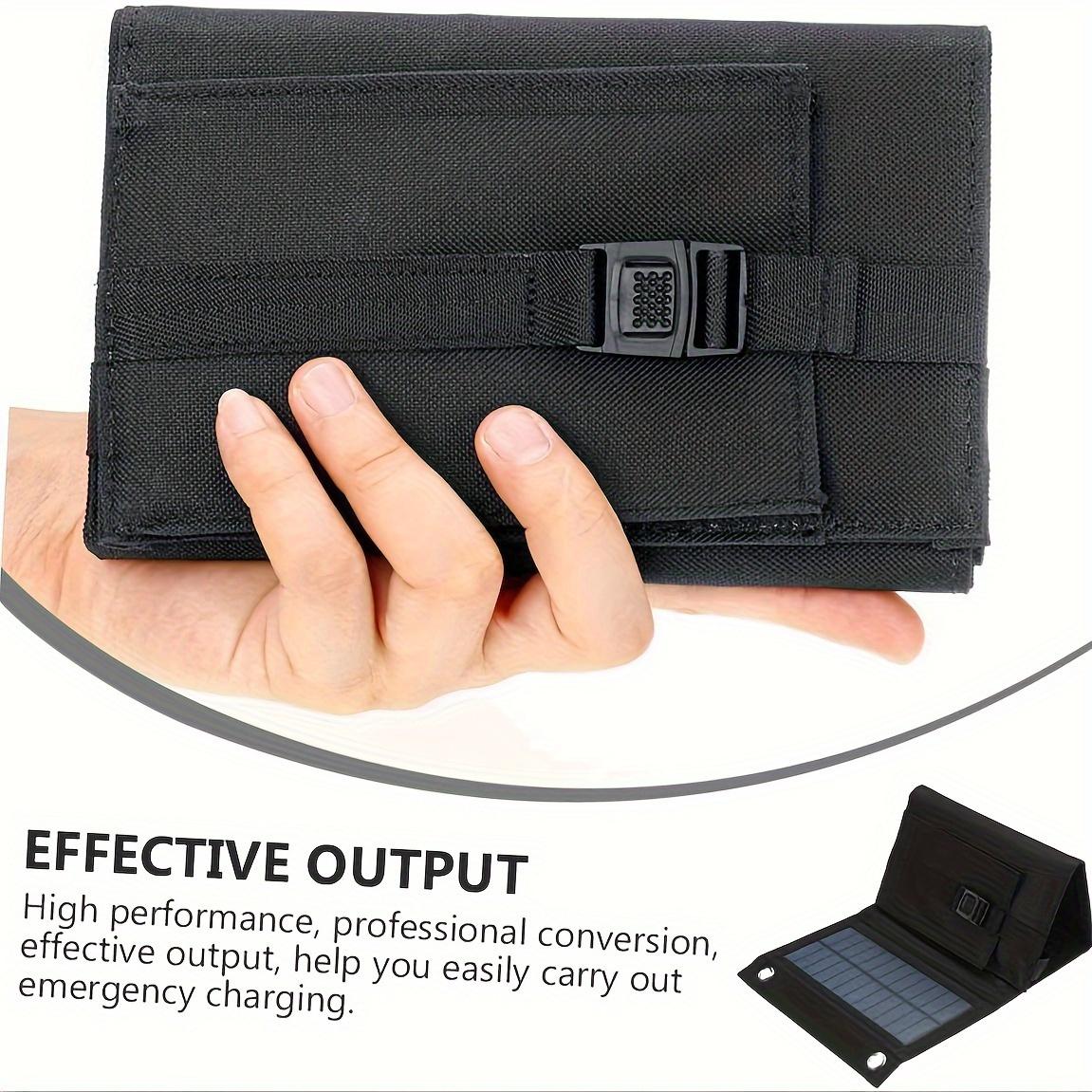 35W Portable Waterproof Solar Panel, Foldable Power Supply for USB, Computer, and Mobile Phones for Camping 4
