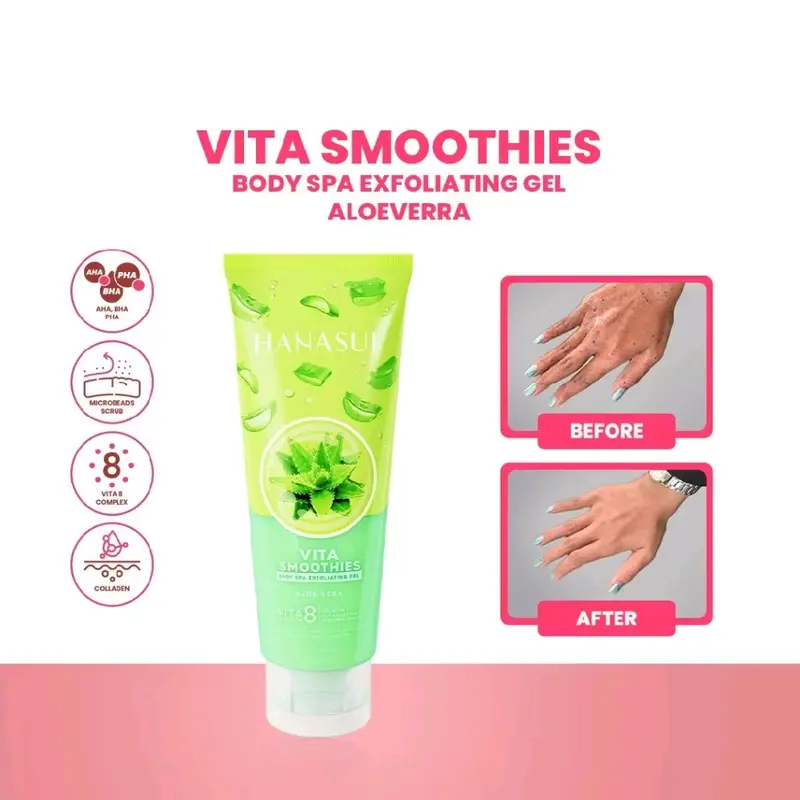 Hanasui Body Spa Exfoliating Gel 180ml 8