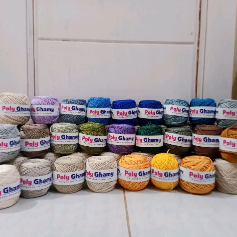 Benang Rajut Polyester - Poly Ghamy Premium 1