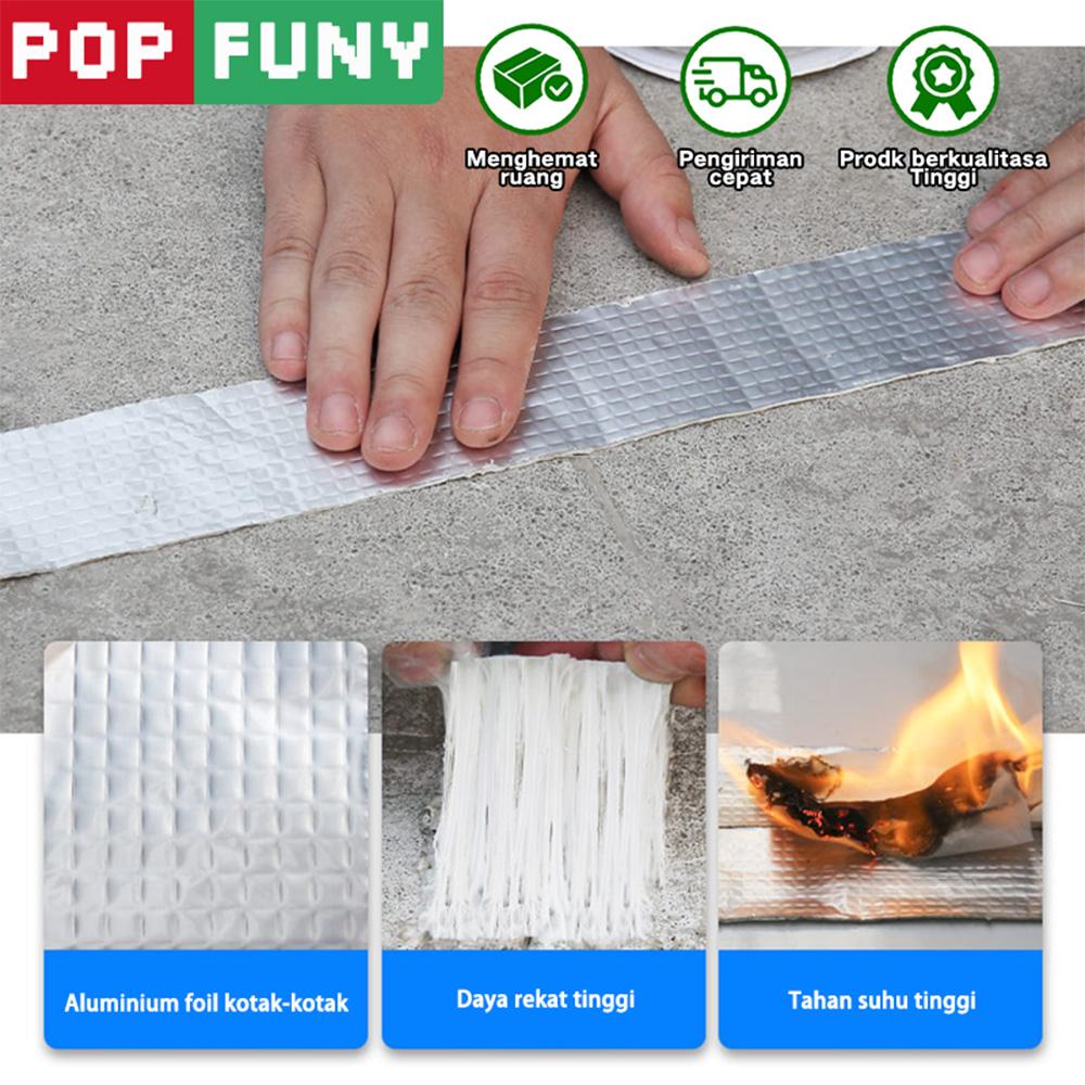 【POP FUNY】Pita Kedap Air Butil – Bahan Perbaikan Bocor yang Dapat Ditempelkan Sendiri, Cocok untuk Retakan Atap, Dinding Luar, dan Keramik, Perbaikan Cepat untuk Kebocoran 【POP FUNY】Pita Kedap Air Butil – Bahan Perbaikan Bocor yang Dapat Ditempelkan Sendiri, Cocok untuk Retakan Atap, Dinding Luar, dan Keramik, Perbaikan Cepat untuk Kebocoran