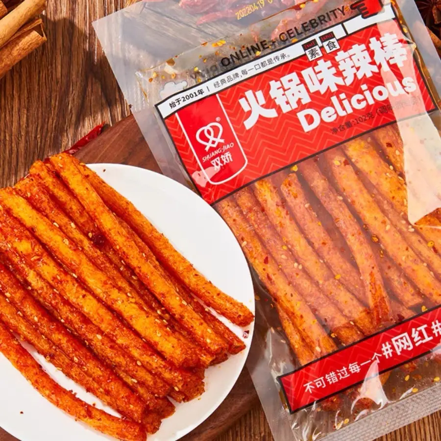 (COD)Delicious Snack Pedas Vegetarian Halal/Snack pedas gurih 102gr Gurih