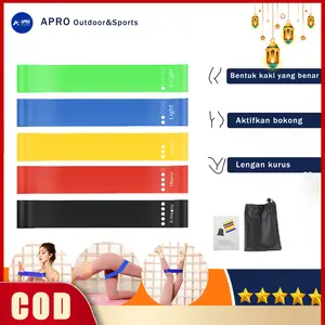 [ BISA COD ] Tension Resistance Band Loop /Karet Elastis Olahraga /Fitness Tali Yoga/Yoga Resistance Band /Loop Bands Tali Outdoor Gym  karet latihan kaki tanpa garansi indonesia band resistensi
