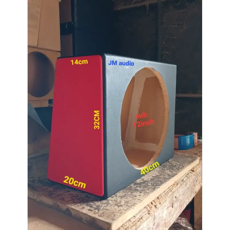 box subwoofer 12in universal bahan full MDF