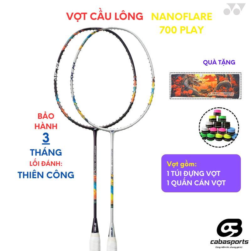  Vợt Cầu Lông Yonex Nanoflare 700 Play 2024 vợt carbon chất lượng giá tốt Tặng kèm Quấn Cán Vợt Sport 