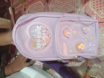 Product Review of PENCIL CASE HIASAN GLITTER KARAKTER 3D MODEL TAS LUCU KOREA KAPASITAS BESAR Stationery from B**i H**o 0