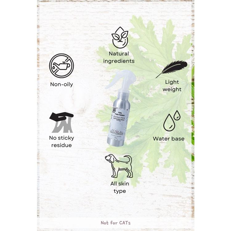 For Furry Friends Flea and Ticks Repellent Spray - For Dogs | Safe & Natural Ingredients 5
