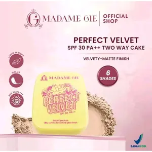 Madame Gie Perfect Velvet SPF 30PA Two Way Cake Make Up Madame Gie Bedak Padat / Bedak Padat Madame