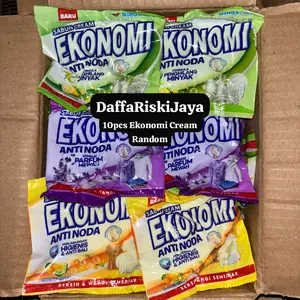 10pcs EKONOMI CREAM 1000/KECIL CUCI PIRING EKONOMI ANTI NODA 67Gram