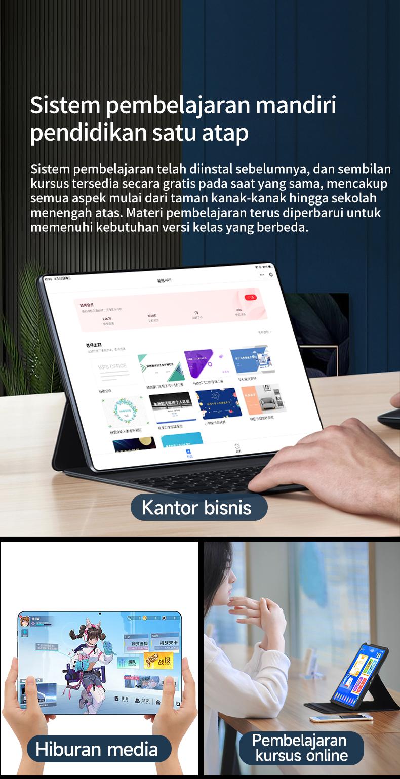 （41）2025 H13 Pro 10.3" Tablet [16GB+1TB]1Pengalaman Pro Layaknya PC|120Hz OLED RealColor FullView Display l Tablet cerdas HD l Ultra-tipi lHiburan Kantor Wifi Bluetooth Kamera