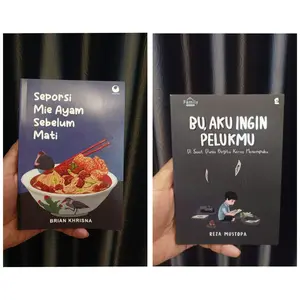 Paket 2 Buku Seporsi Mie Ayam Sebelum Mati - Bu Aku Ingin Pelukmu