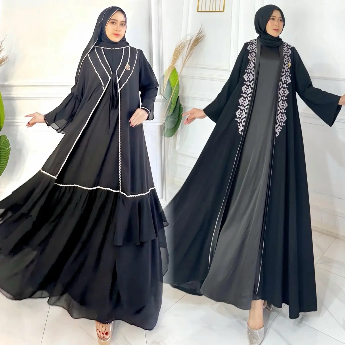 GAMIS ABAYA SET PASHMINA 6819 6616 6910 6784 6924 6978 6673 6963 Ori By Shellasaukia