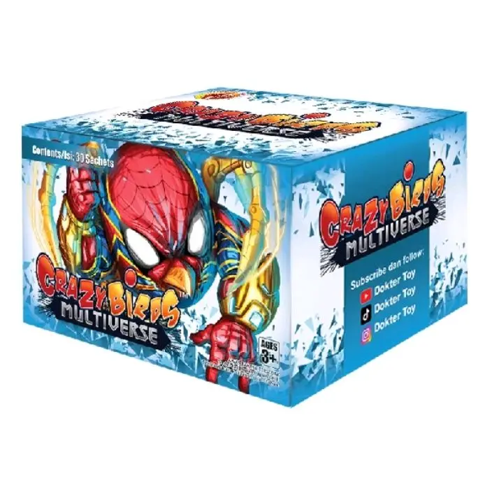 Puzle Crazy Birds Multiverse 1 box isi 30 pcs
