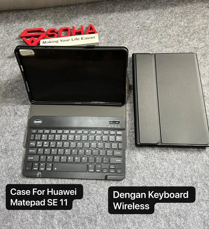 Flip Case Pen Slot for Huawei Matepad SE 11 Keyboard Magnetic Stand Smart Keyboard Trackpad / Touchpad 1