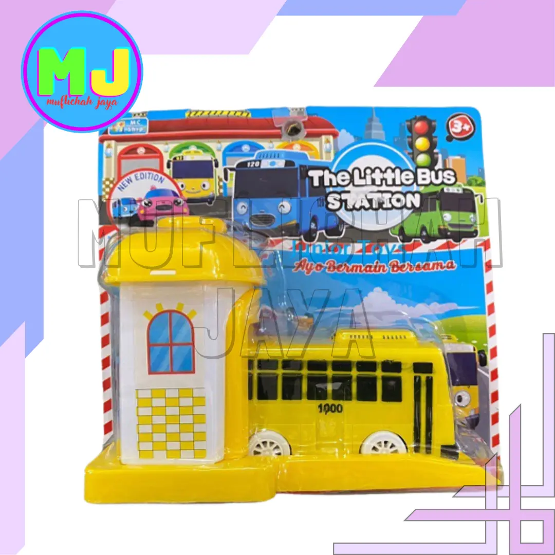Set Tayo Warna Warni Mainan Anak Mobil Tayo