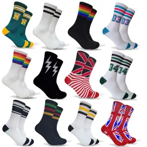 Kaos Kaki Oldschool Panjang Pria Wanita / Kaos Kaki Olahraga Dewasa Remaja