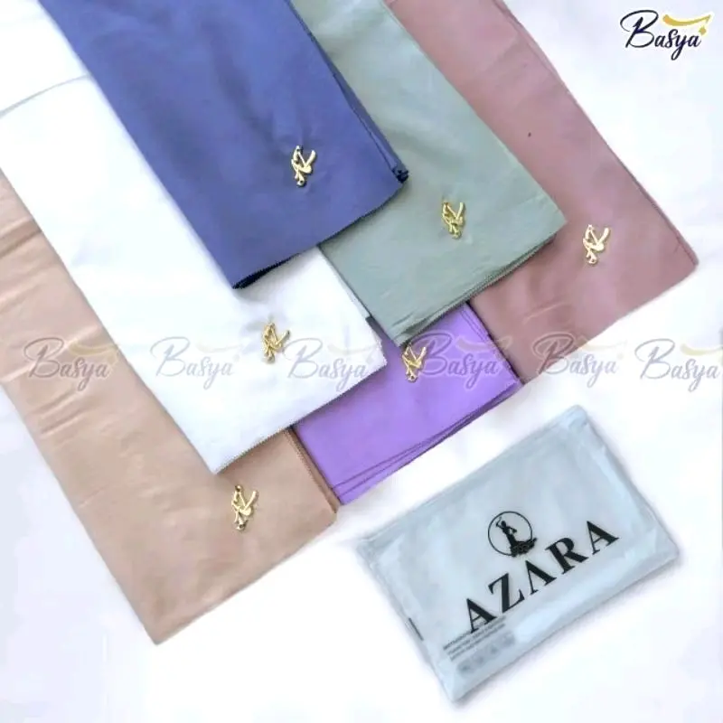 (AZARA)OSKARA POLOS LOGO POUCH•oskara premium•jilbab segiempat premium•kerudung segiempat•hijab segiempat voal oskara 0