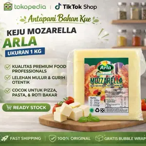 Keju Mozarella Arla 1kg/Mozzarella Cheese