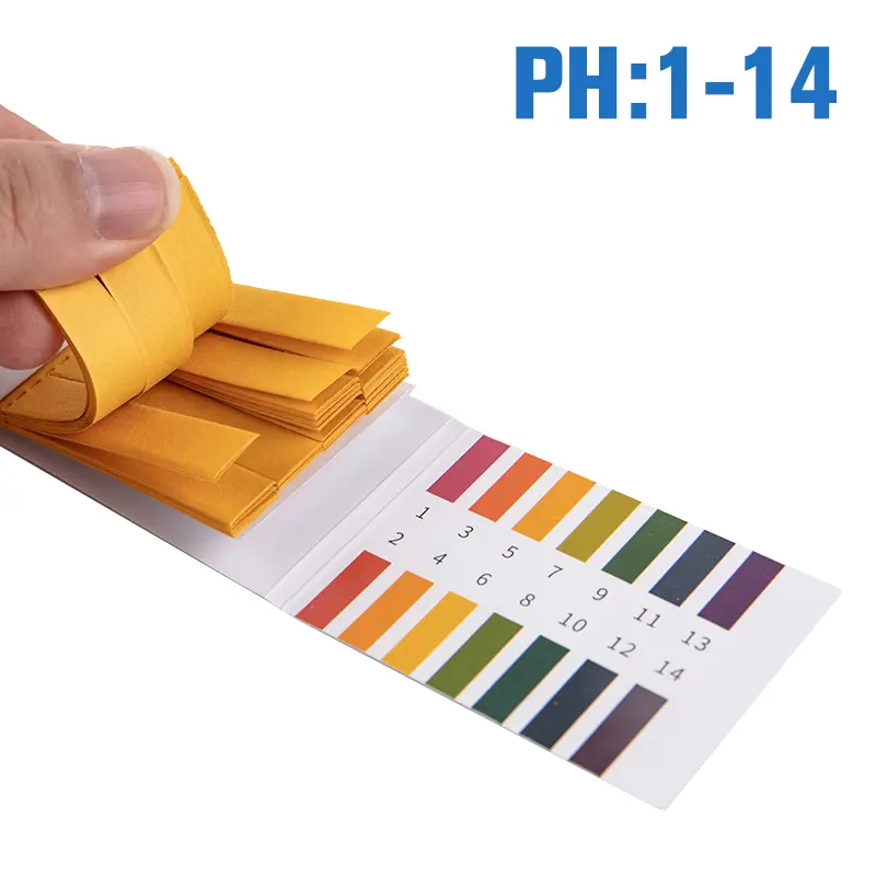 1 Bộ = 80 Dải / gói PH 1-14 Giấy quỳ, Giấy Kiểm Tra PH, Chỉ Báo Thông Dụng, Giấy Kiểm Tra Nước Bể Cá, Bộ Soilsting Nhà Máy 3