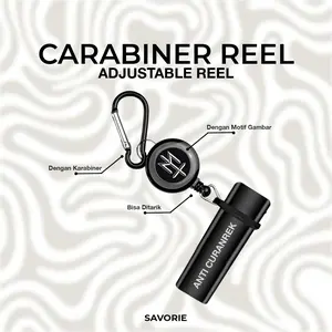 KARABINER REEL GANTUNGAN MTRNL PREMIUM BISA DITARIK