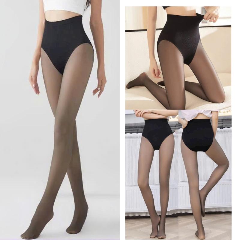   HÓT 2025 Quần tất 3D đen trong gen bụng chống xước che khuyết điểm giữ nhiệt thon chân hách dáng 