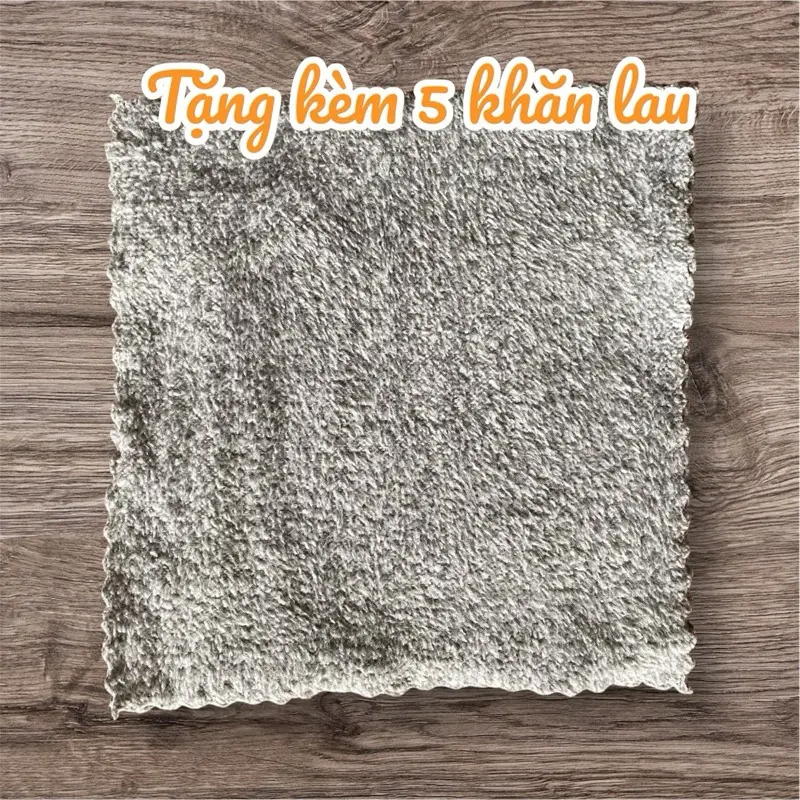 Khăn tắm cỡ lớn 70x140cm hình xương cá, mềm mịn hút nước sét 3 cái tặng kèm 5 khăn lau bếp 8