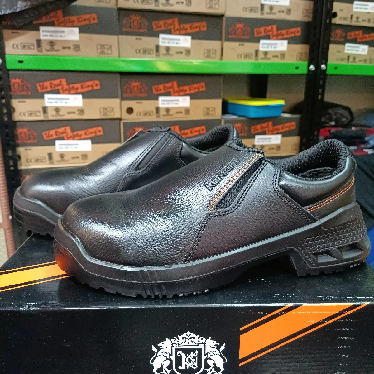 Sepatu Safety KING'S KWD 207 By Honeywell 100% ORIGINAL - Safety Shoes Kings KWD 207 Berkualitas Ori Ujung Besi Hitam