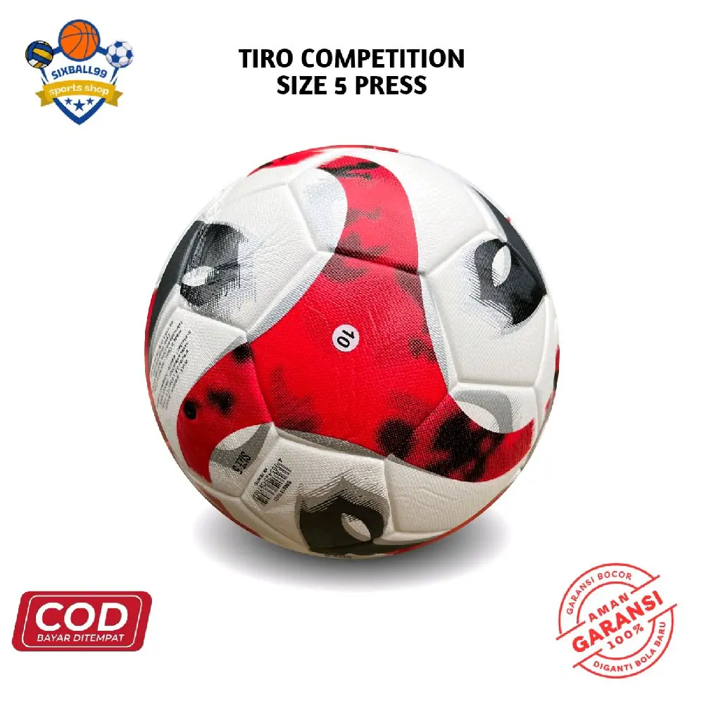 BOLA SEPAK TIRO PRO ORIGINAL SIZE 5 BOLA SEPAK LIGA 1 INDONESIA PRESS MESIN BALL OUTDOOR